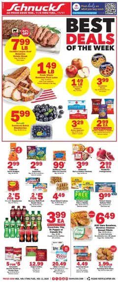 Ad Preview of Schnucks Weekly Print Ad - MO from 11/05/2025
