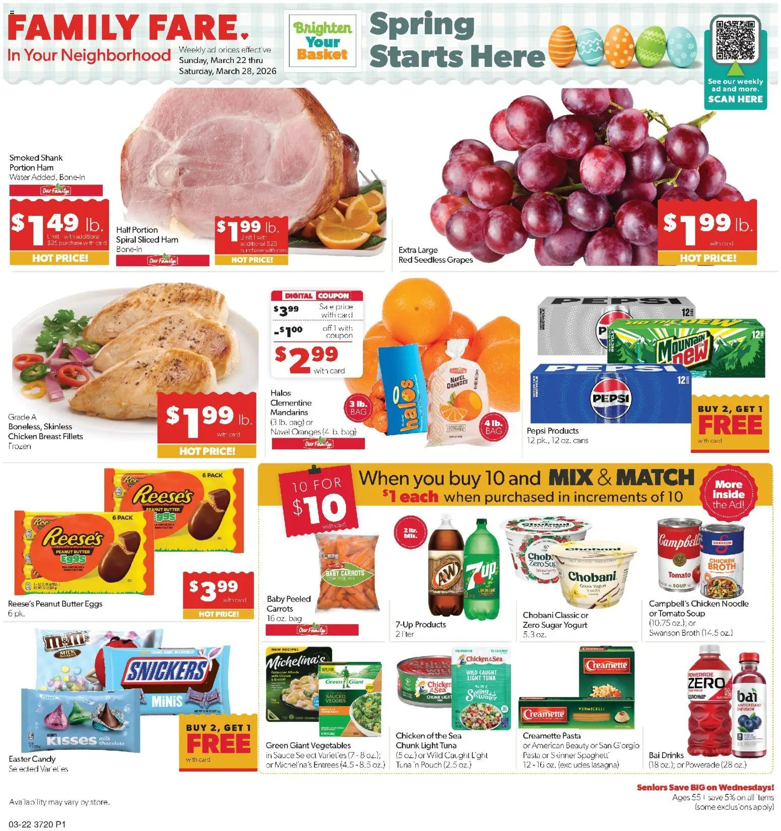 Ad Preview of Family Fare Family Fare Weekly Ad - NE from 03/22/2026