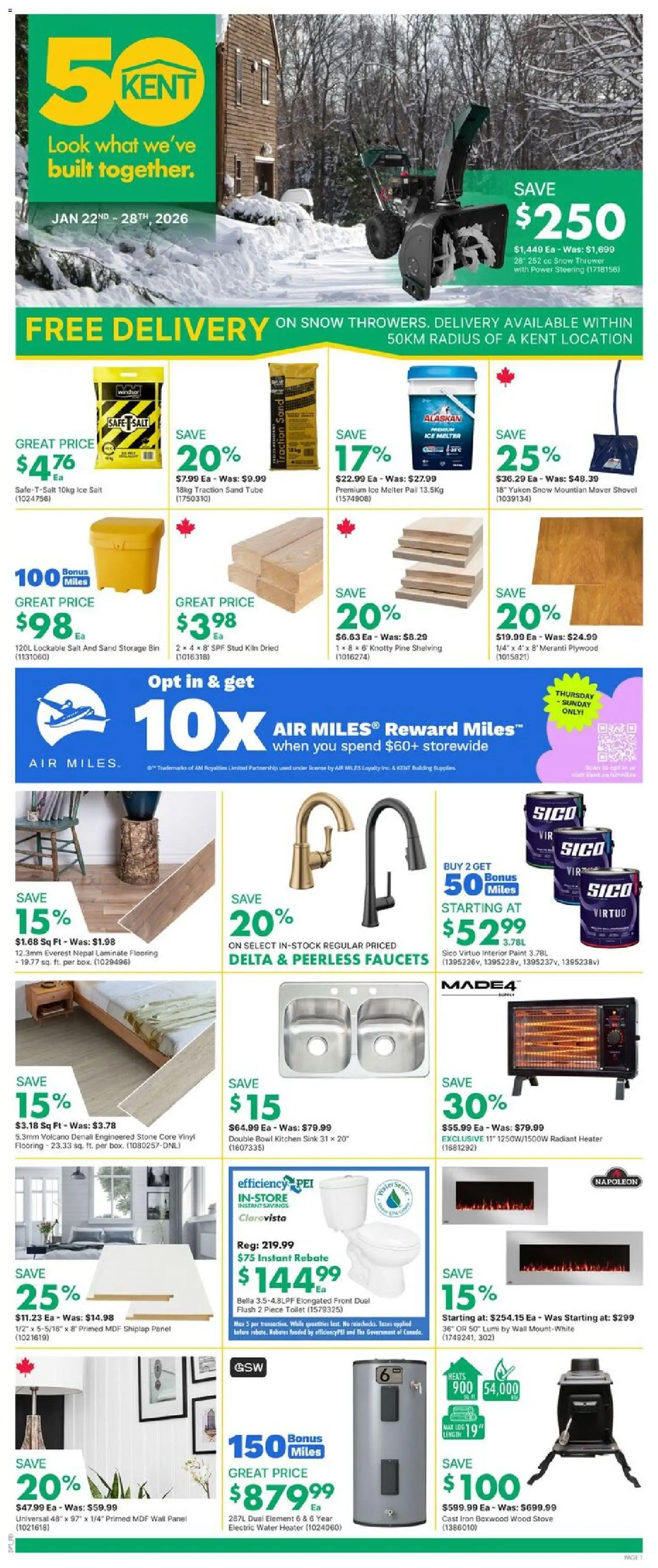 Preview of leaflet Weekly Flyer - PE from shop Kent is valid from Jan 22, 2026