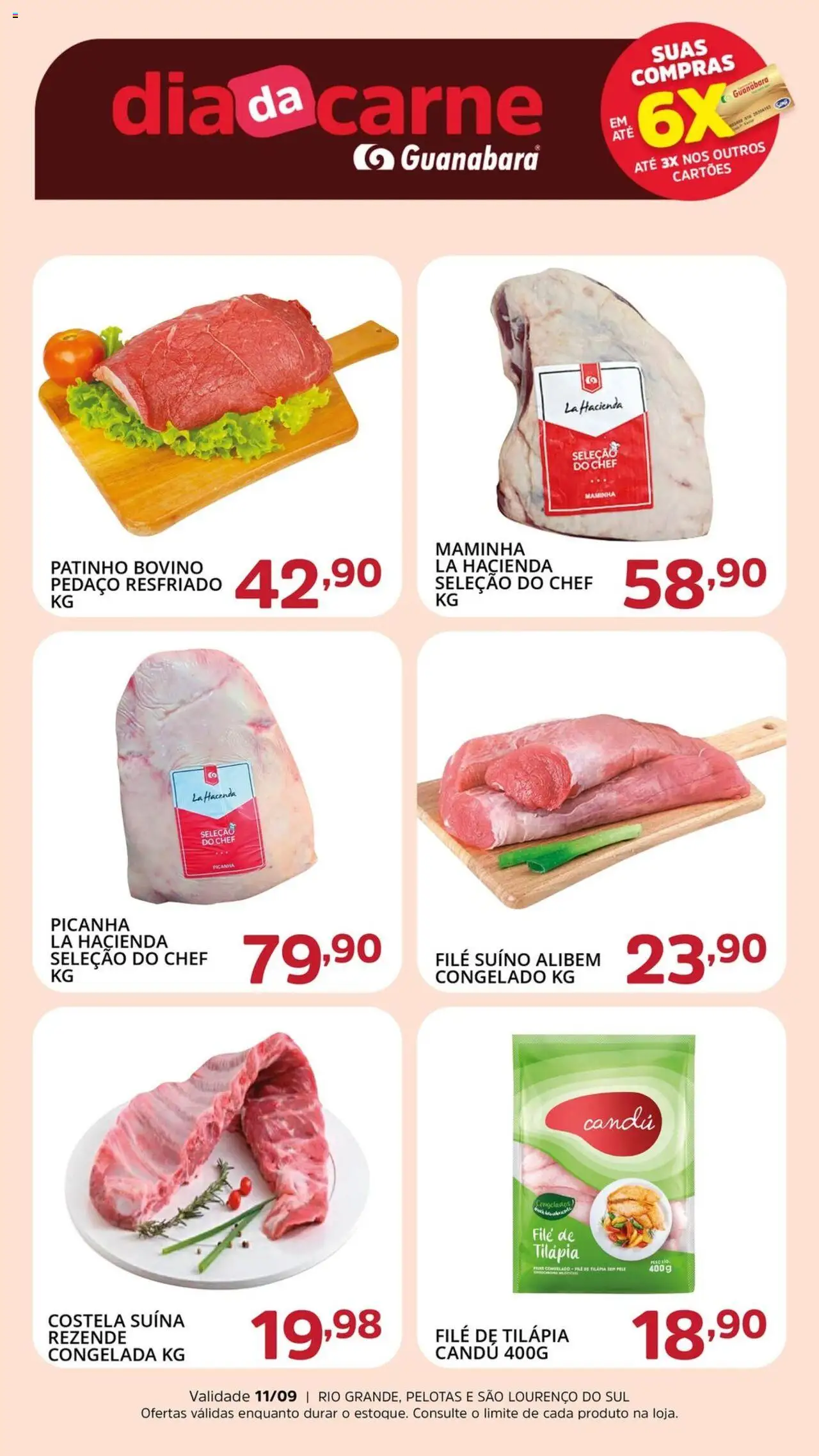 Supermercado Guanabara folheto "Ofertas da semana" válido a partir de 11/09/2025 - número de página 1
