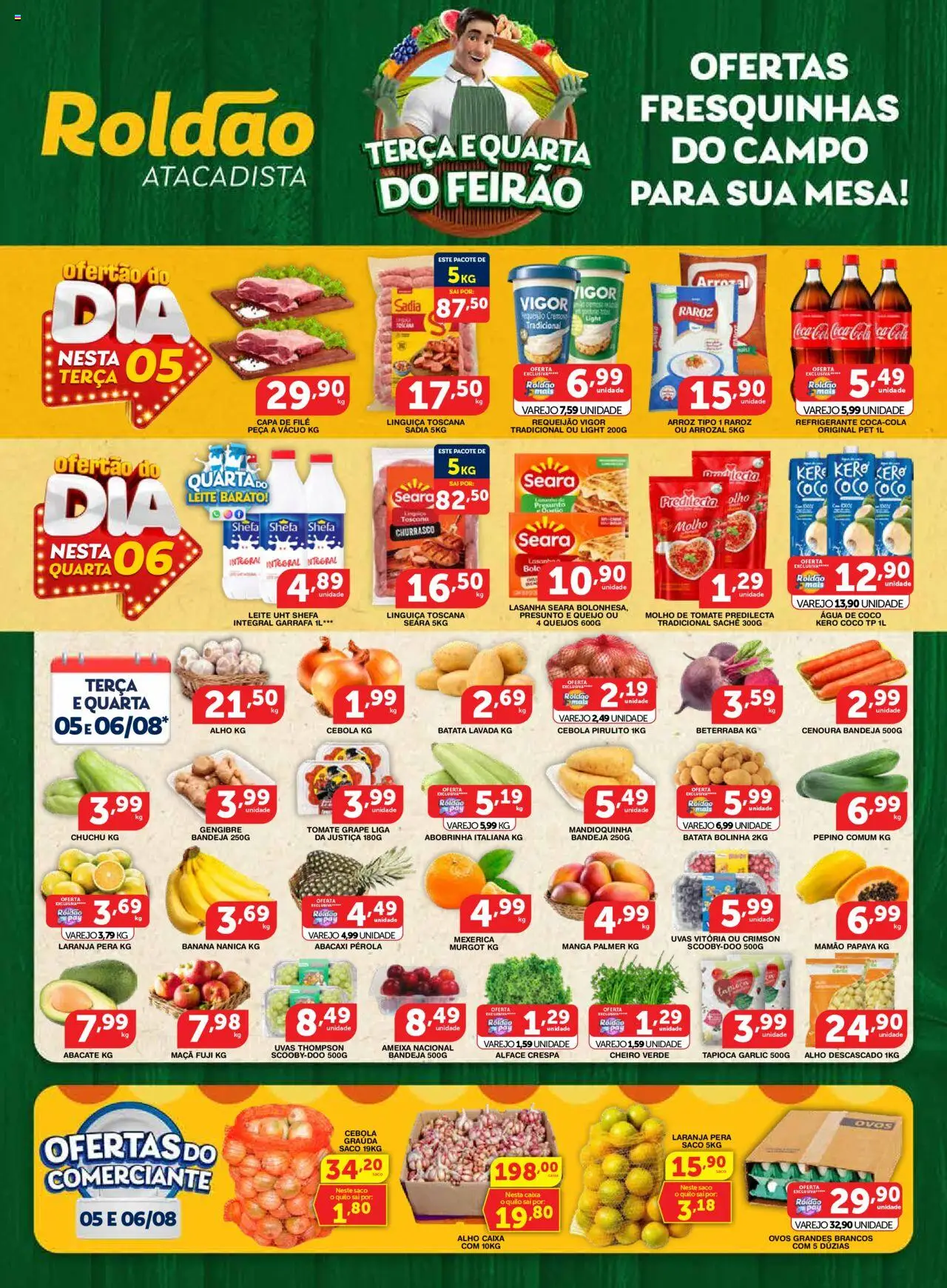 Roldão folheto "Ofertas Hortifruti do Roldão" válido a partir de 05/08/2025 - número de página 1