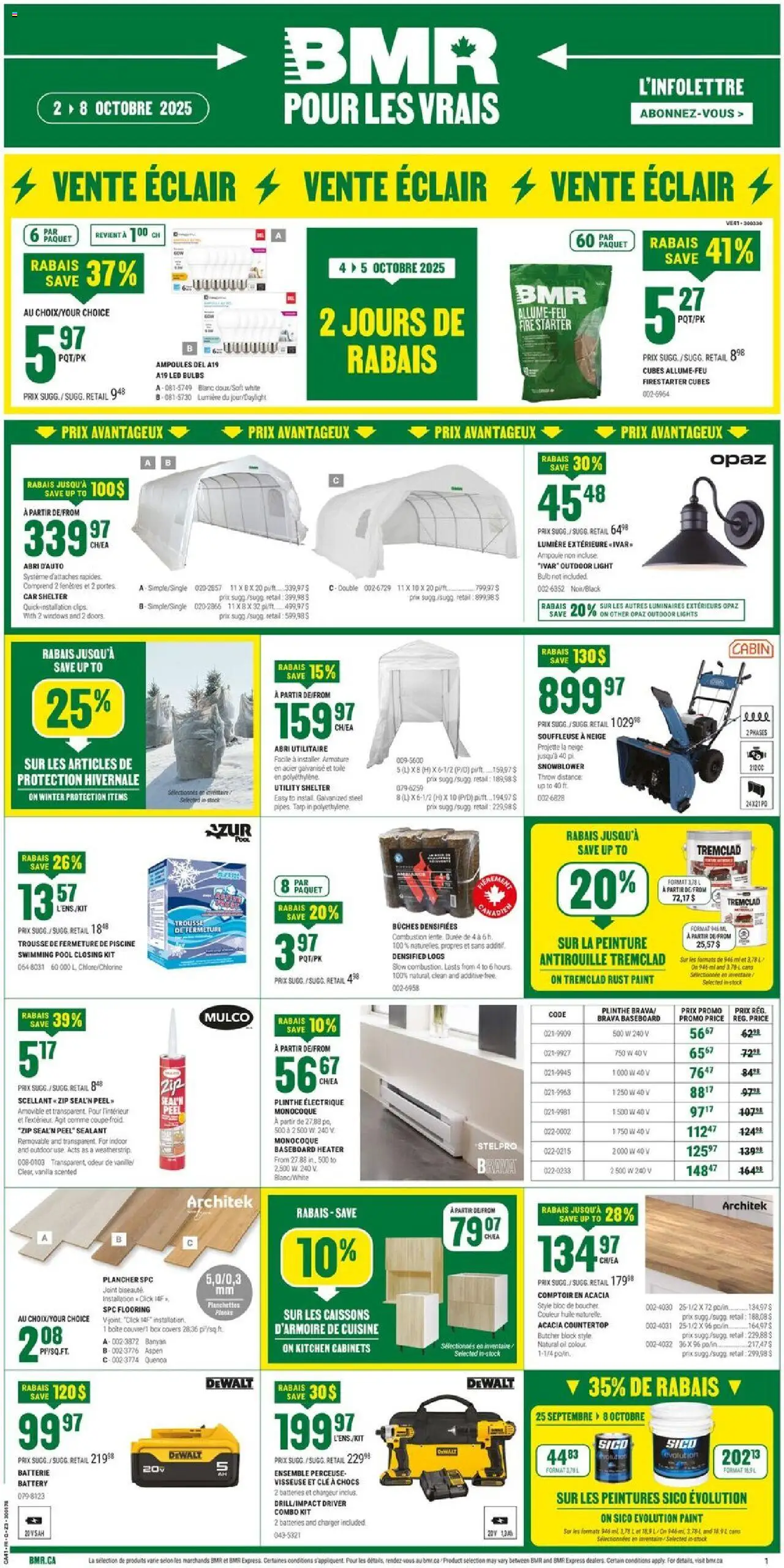 BMR flyer valid from Oct 02, 2025 - page number 1