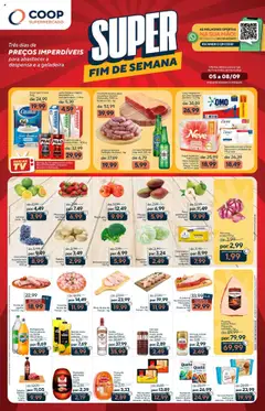Pré-Visualização do folheto "Ofertas Fim de Semana" da loja Coop válido a partir de 05/09/2025