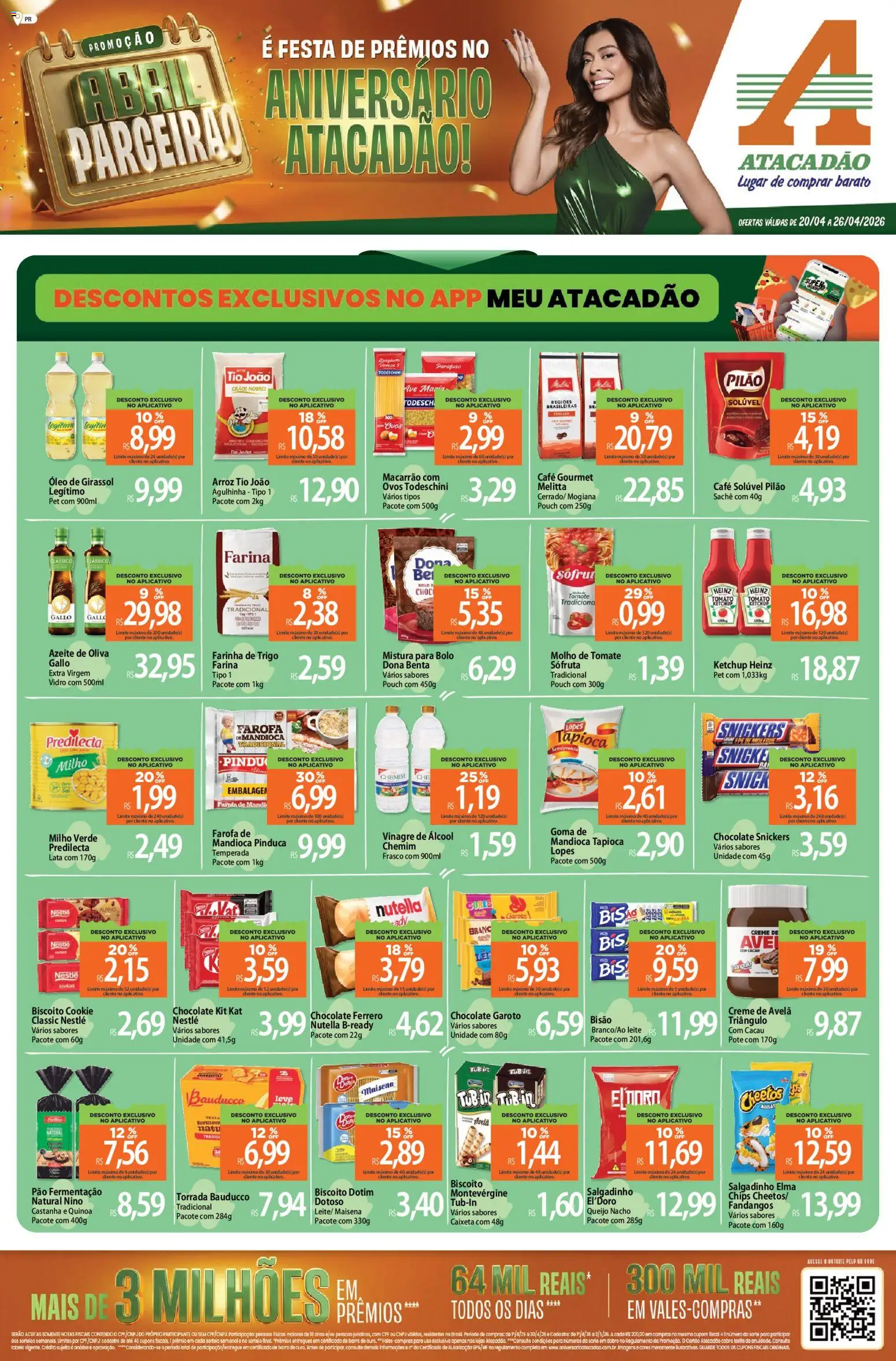 Pré-Visualização do folheto "Atacadão ofertas - PR" da loja Atacadão válido a partir de 20/04/2026