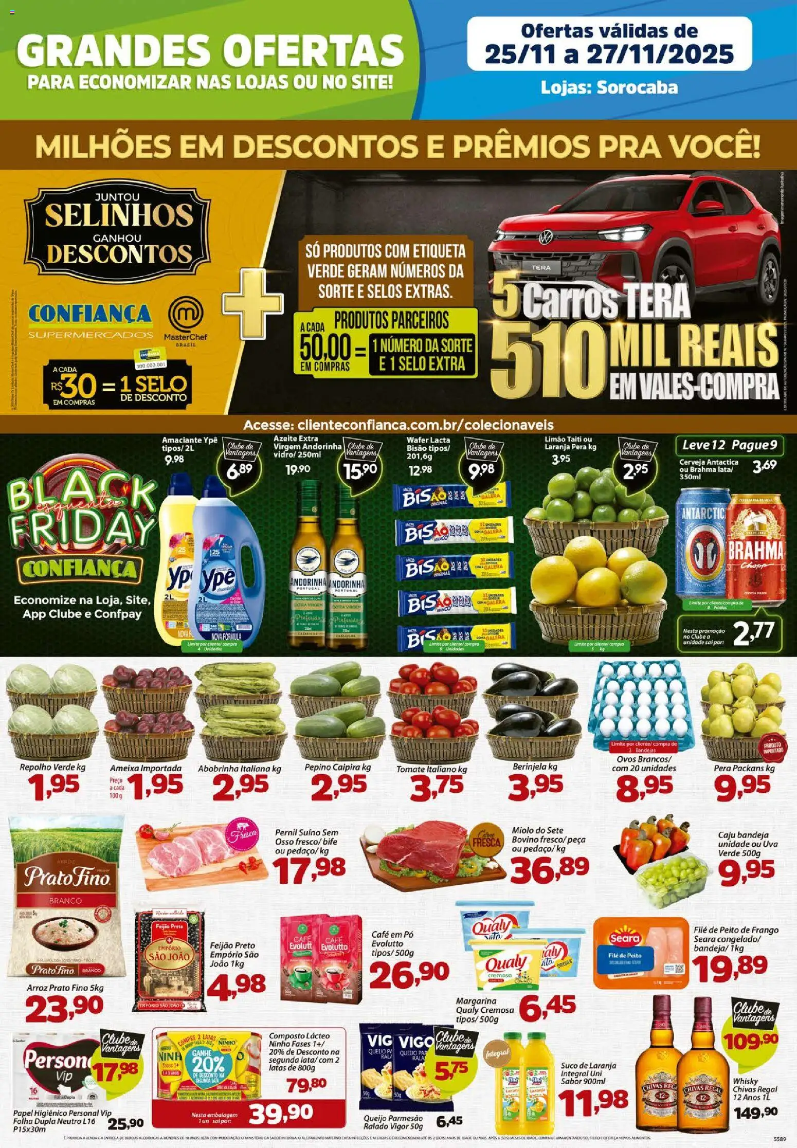 Pré-Visualização do folheto "Black Friday" da loja Confiança válido a partir de 25/11/2025