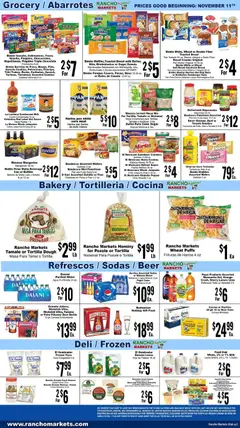 Ad Preview of Rancho Markets Weekly Ad from 11/11/2025 | Page: 2
