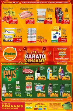 Pré-Visualização do folheto "Ofertas da semana" da loja Bretas válido a partir de 07/08/2025