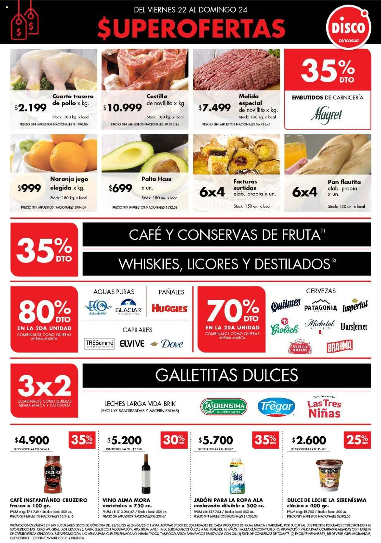 Disco Ofertas - Córdoba del 22/08/2025 Online