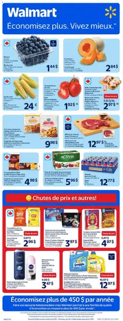 Un aperçu du dépliant Circulaire du Supercentre - ON du magasin Walmart est valide à partir 31 juill. 2025