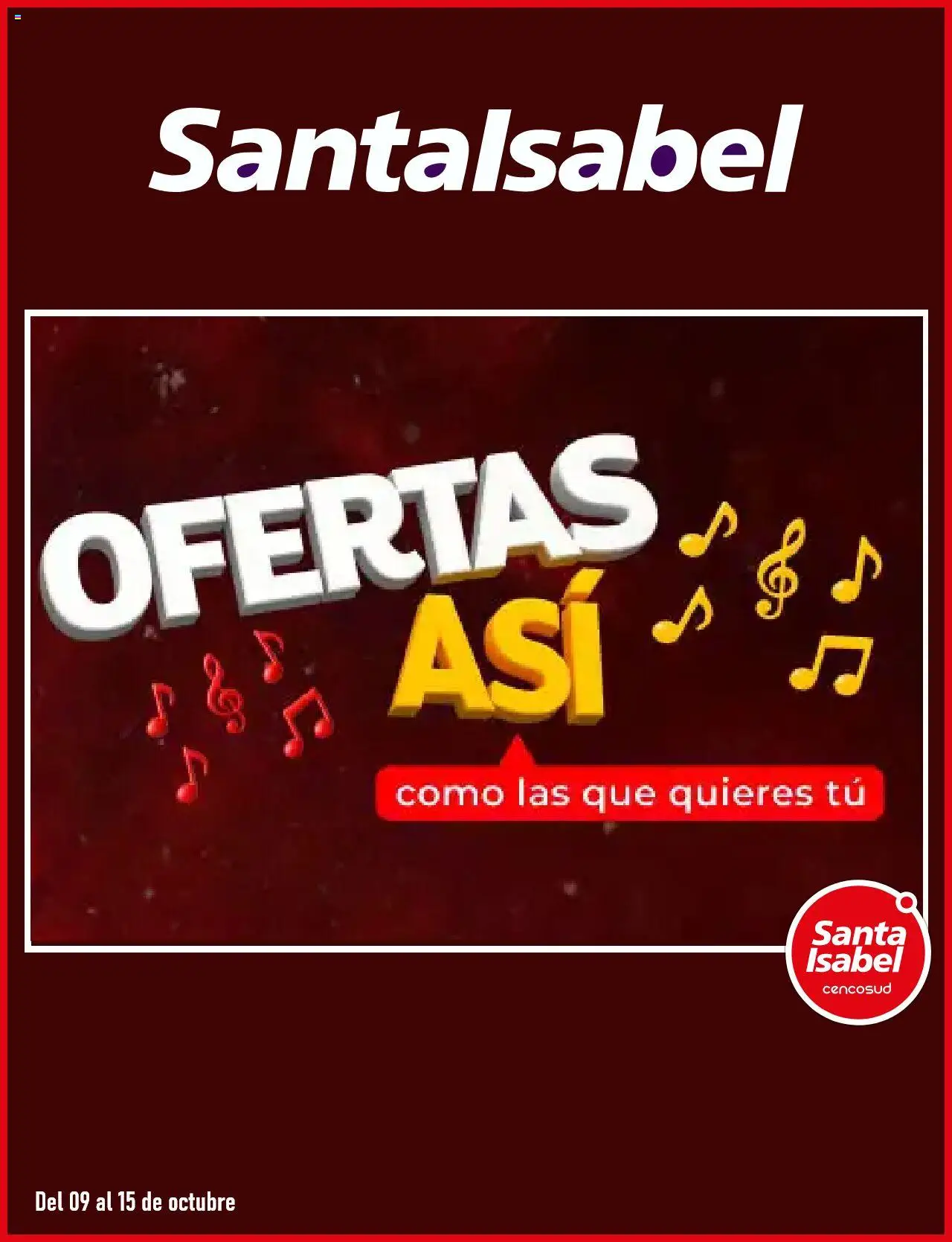 Santa Isabel Ofertas > válido desde 09.10.2025 > número de página 1