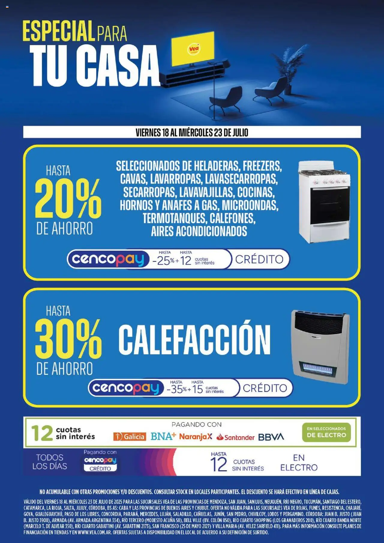 Vea Oferta especial para tu casa del 18/07/2025 >> Catálogo