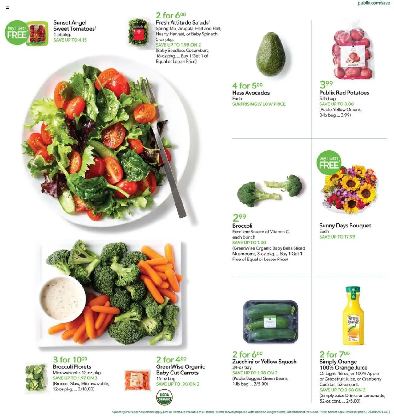 Publix Weekly ad from (09/04/2025) - Ad this week, Flyer - Page number 7