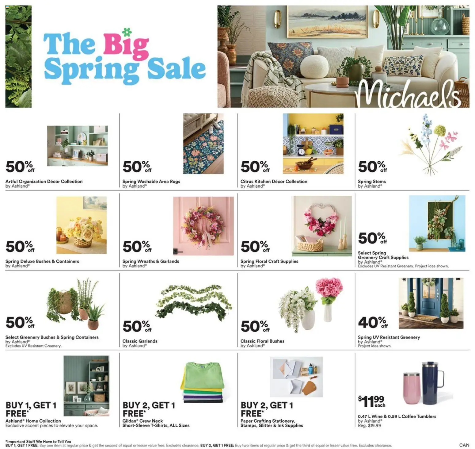 Ad Preview of Michaels Michaels Weekly Ad from 02/27/2026 - Coffee, Wine, Ink