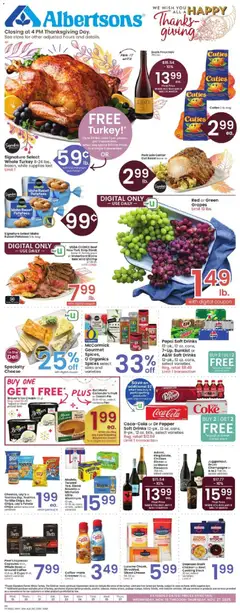 Ad Preview of Albertsons Weekly Ad from 11/19/2025