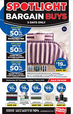 Preview of catalogue Bargain Buys from shop Spotlight valid 25/02/2026