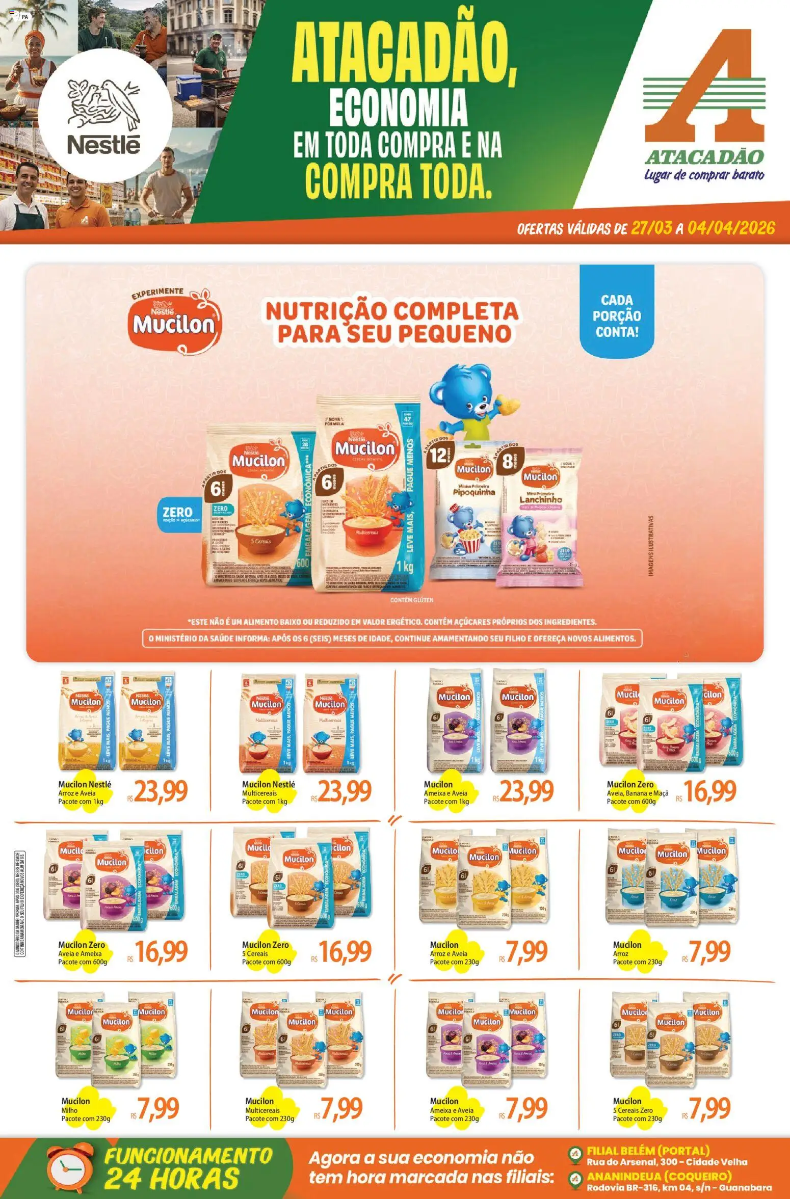 Pré-Visualização do folheto "Atacadão ofertas - PA" da loja Atacadão válido a partir de 27/03/2026