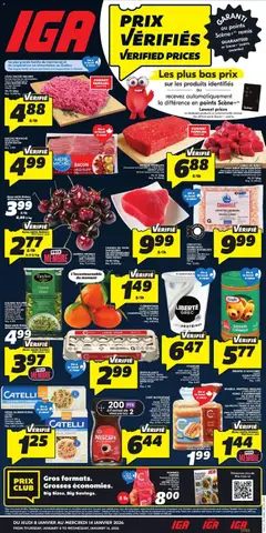 Preview of leaflet Quebec from shop IGA is valid from Jan 08, 2026