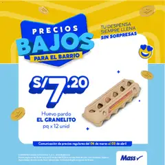 Vista previa de Mass catálogo de la tienda Mass válido desde 06/03/2026