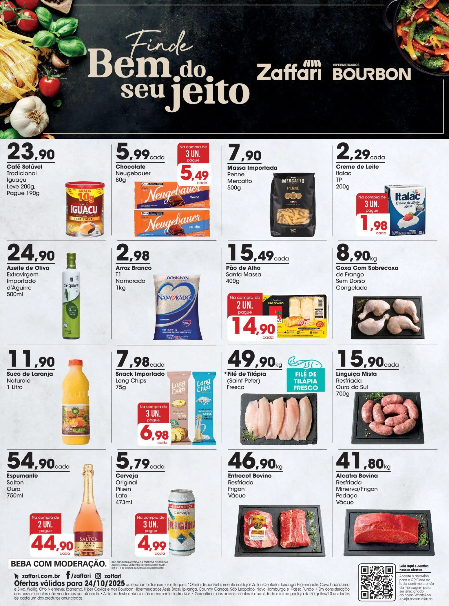 Zaffari folheto "Ofertas Fim de semana - RS" válido a partir de 24/10/2025 - número de página 1