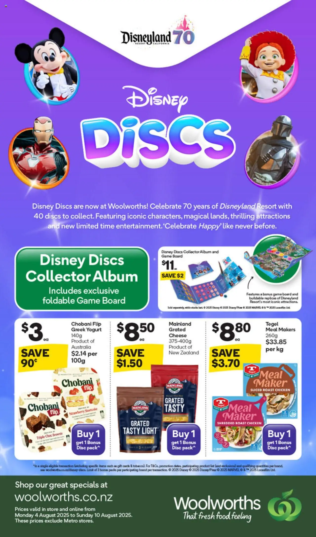 Catalogue Woolworths catalogue valid from 4 Aug 2025 - page 1