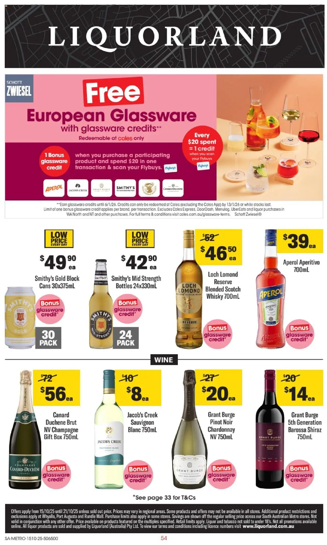 Liquorland catalogue valid from 15/10/2025 - page 1
