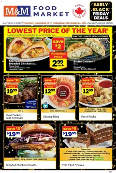 Preview of leaflet Black Friday from shop M&M Food Market is valid from Nov 20, 2025