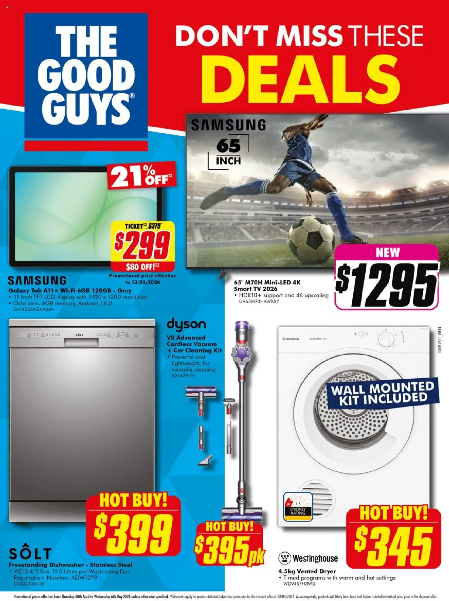Preview of catalogue The Good Guys catalogue - Don´t miss these deals from shop The Good Guys valid 29/04/2026
