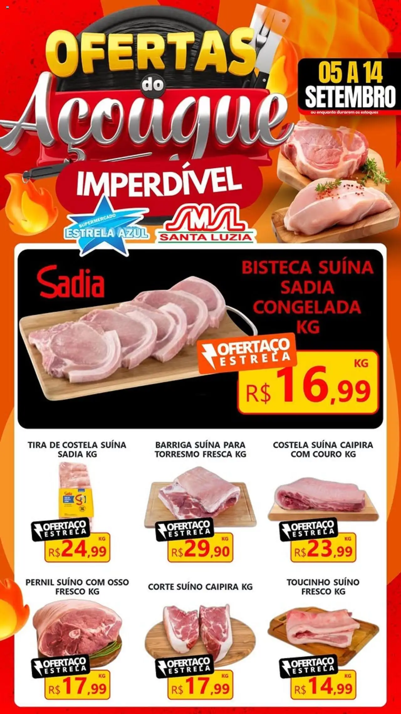 Estrela Azul folheto "Ofertas do Açougue" válido a partir de 05/09/2025 - número de página 1