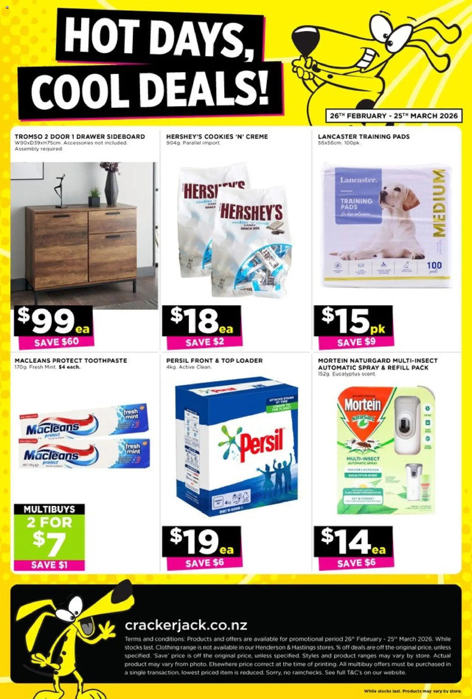 Preview of catalogue Catalogue from shop Crackerjack valid 26 Feb 2026