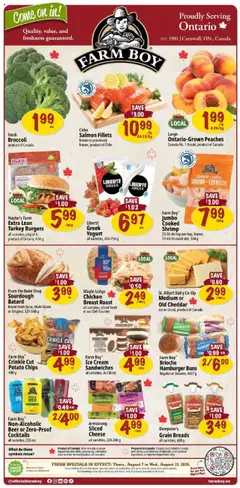 Preview of leaflet Weekly flyer / circulaire from shop Farm Boy is valid from Aug 07, 2025