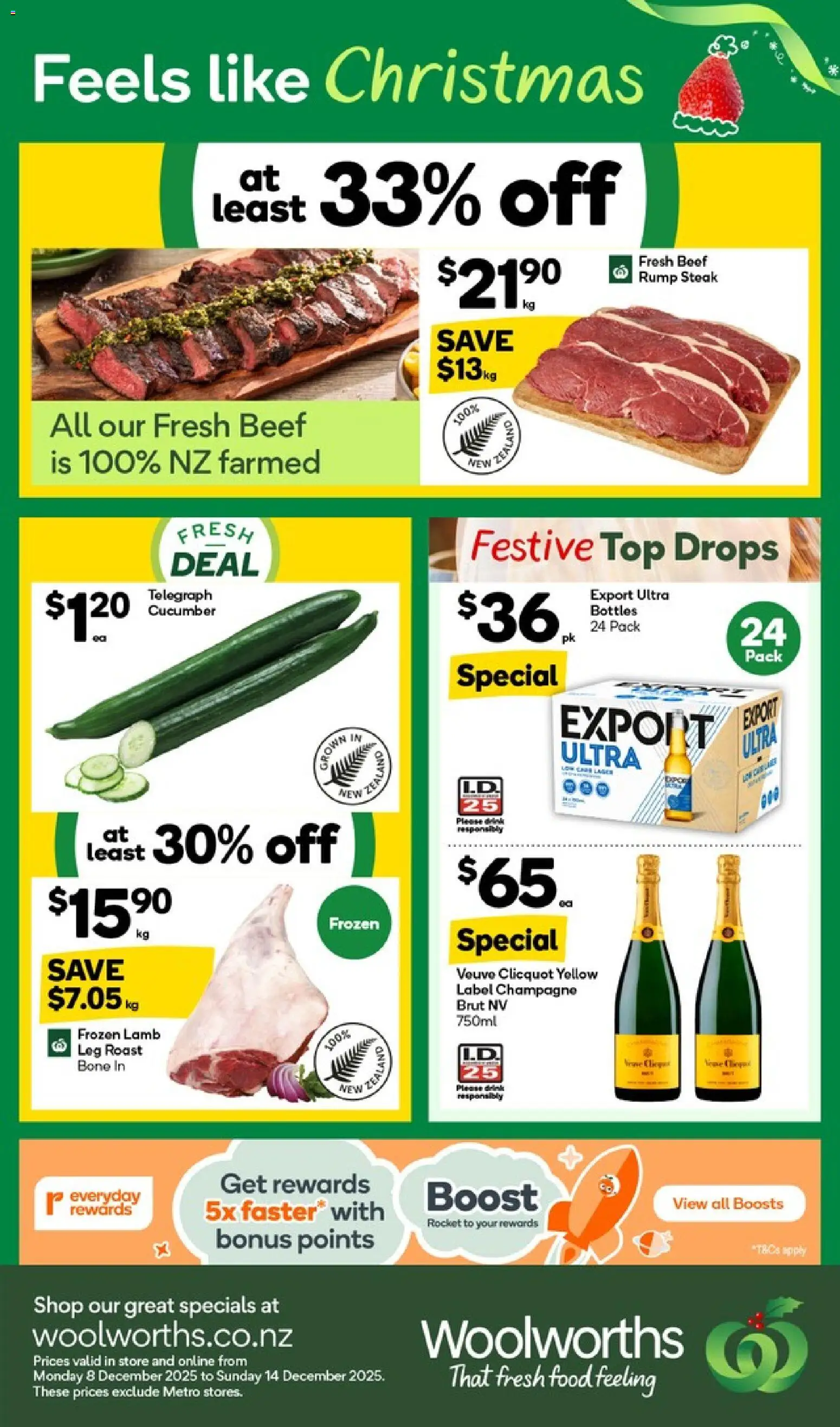 Preview of catalogue Catalogue from shop Woolworths valid 8 Dec 2025