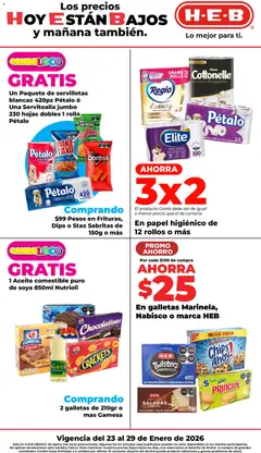 Vista previa las ofertas de la tienda H-E-B - Folleto desde el 23/01/2026 