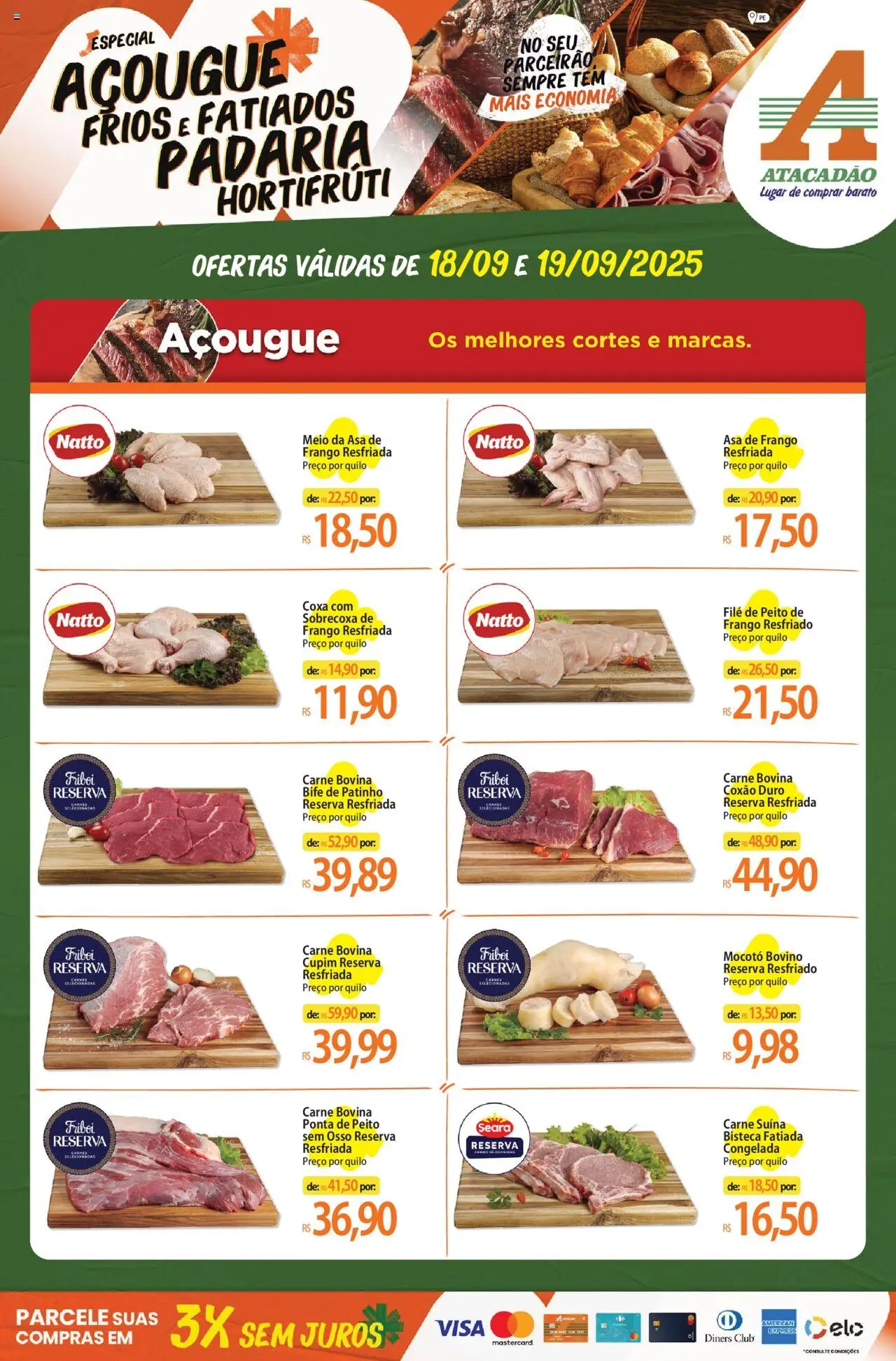 Atacadão folheto "Ofertas - PE" válido a partir de 18/09/2025 - número de página 1
