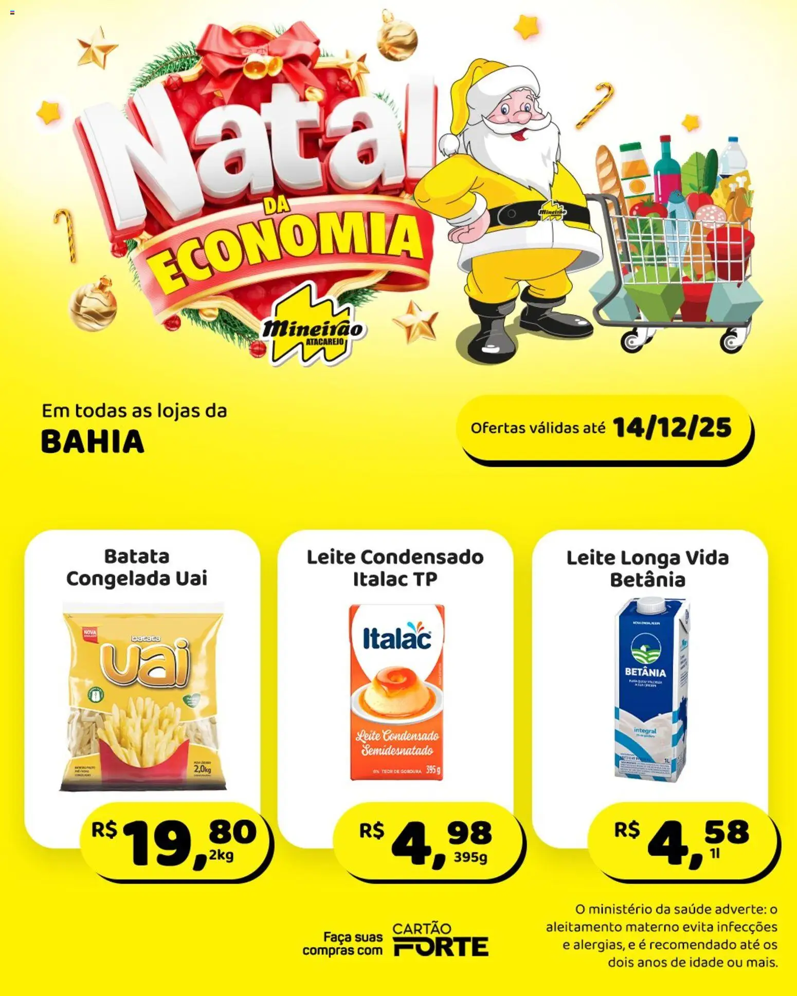 Pré-Visualização do folheto "Ofertas da semana" da loja Mineirão Atacarejo válido a partir de 08/12/2025