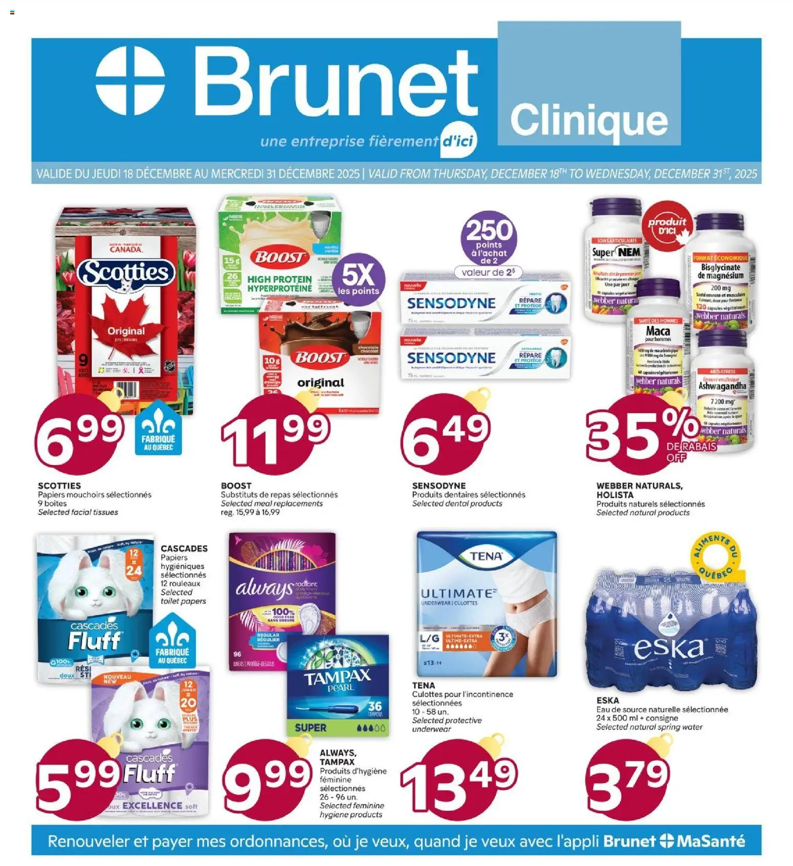 Preview of leaflet Clinique from shop Brunet is valid from Dec 18, 2025