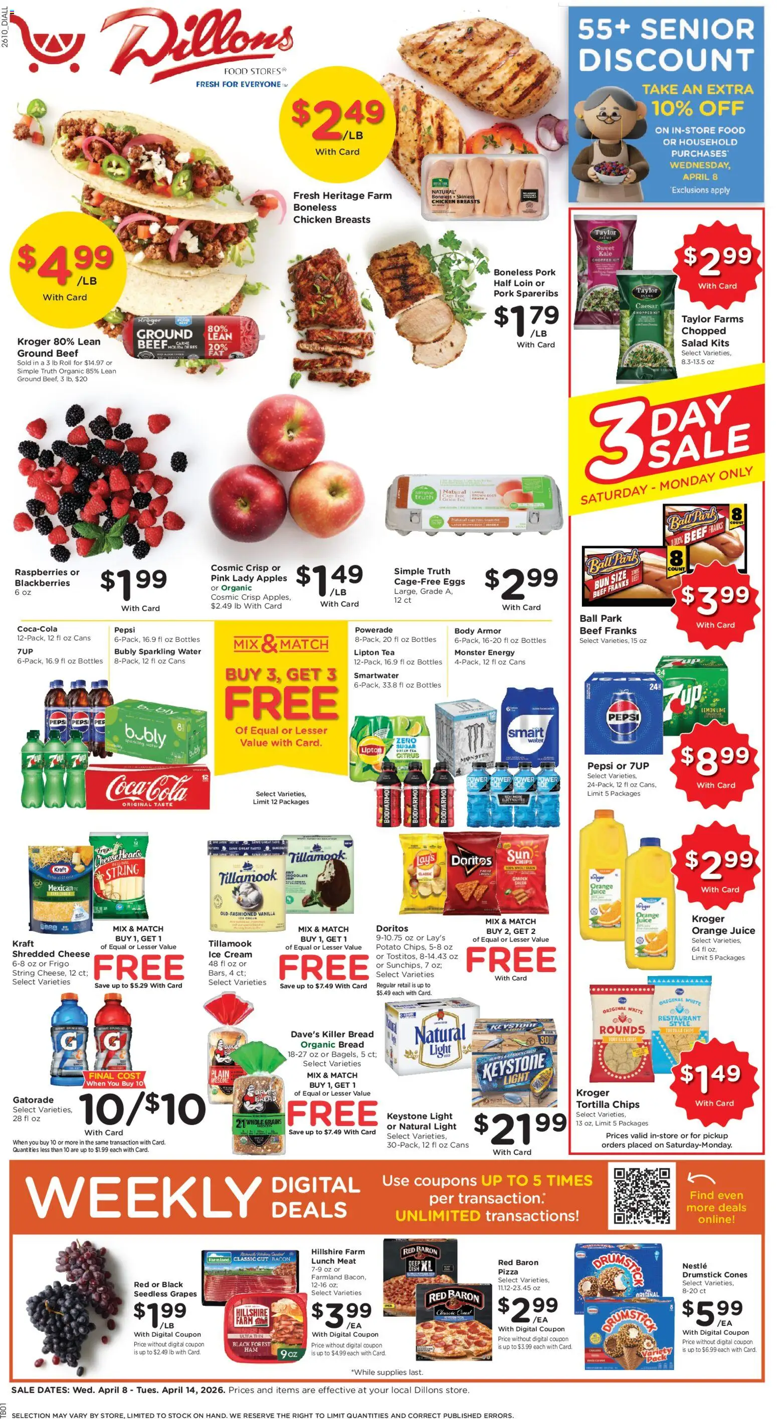 Ad Preview of Dillons Dillons Weekly Ad from 04/08/2026