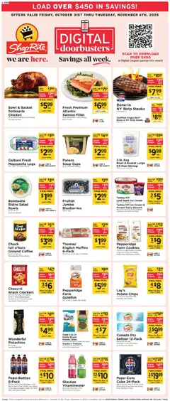 Ad Preview of ShopRite Weekly Ad from 10/30/2025 | Page: 1