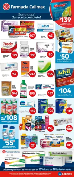 Vista previa las ofertas de la tienda Calimax - Folleto Farmacia desde el 06/02/2026 