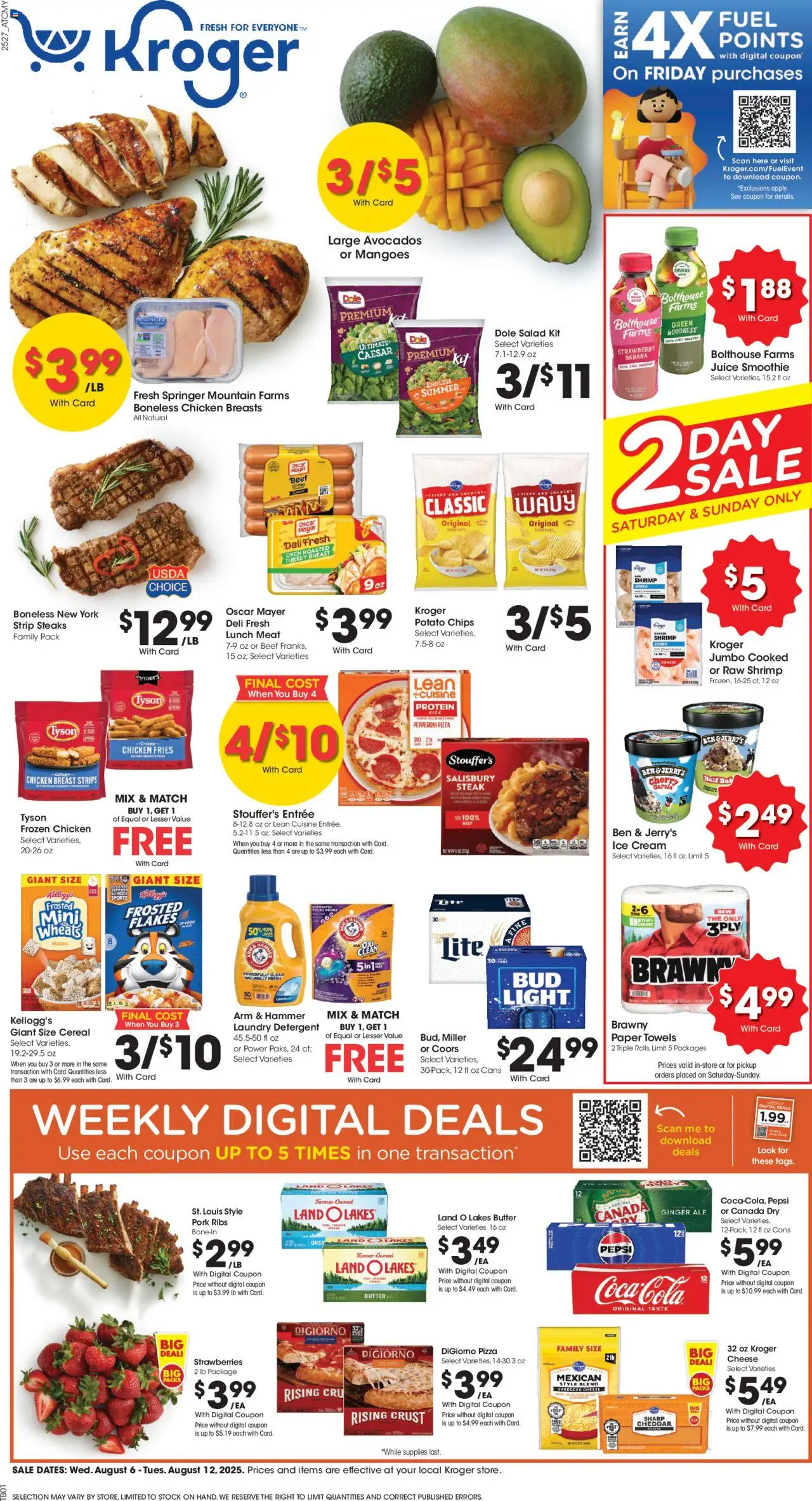Kroger Weekly ads from 08/06/2025 >> Ad for next week - Page number 1