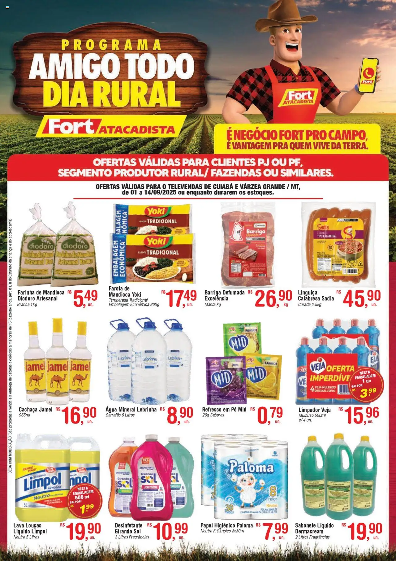 Fort Atacadista folheto "Ofertas Rural" válido a partir de 01/09/2025 - número de página 1