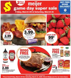 Ad Preview of Meijer Meijer Super Sale from 03/20/2026