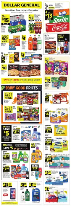 Ad Preview of Dollar General Weekly Ad - TX from 10/12/2025