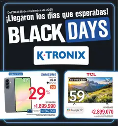  Vista previa del prospecto Black Friday del almacen Ktronix válida del 20/11/2025 al 28/11/2025