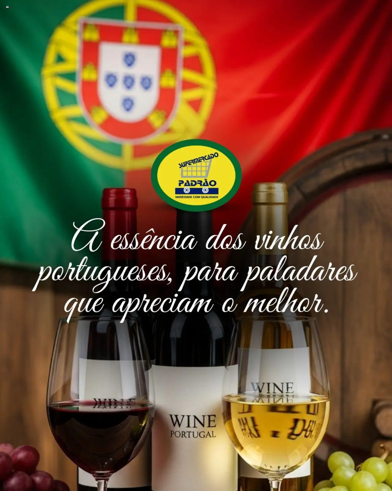 Supermercado Padrão folheto "Ofertas Vinhos" válido a partir de 19/08/2025 - número de página 1
