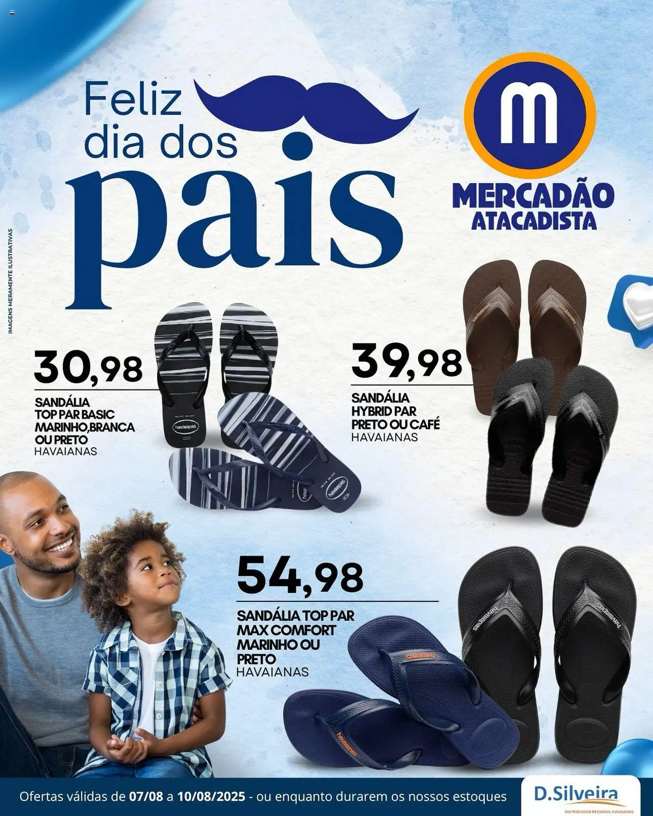 Mercadão Atacadista folheto "Ofertas Feliz Dia dos Pais" válido a partir de 07/08/2025 - número de página 1