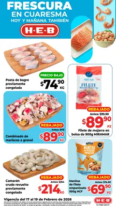 Vista previa las ofertas de la tienda H-E-B - Folleto desde el 17/02/2026 