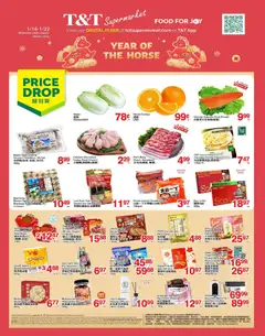 Preview of leaflet Weekly flyer / circulaire from shop T&T Supermarket is valid from Jan 16, 2026