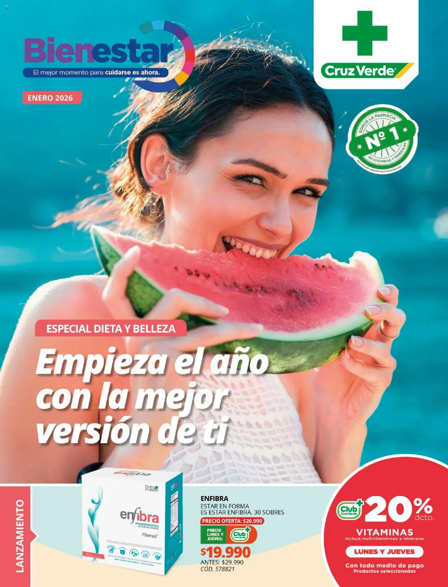 Folleto de la tienda Cruz Verde válido desde el 01.01.2026 