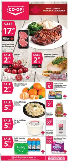 Preview of leaflet Weekly flyer / circulaire from shop Co-op Food is valid from Jul 17, 2025