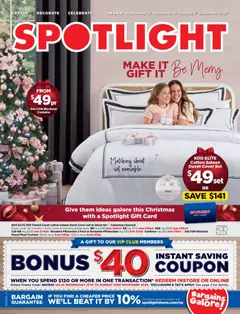 Preview of catalogue Catalogue from shop Spotlight valid 12 Nov 2025